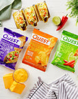 Quest Nutrition Protein Chips Variety Pack Bundle, High Protein, Low Carb, 24 Count