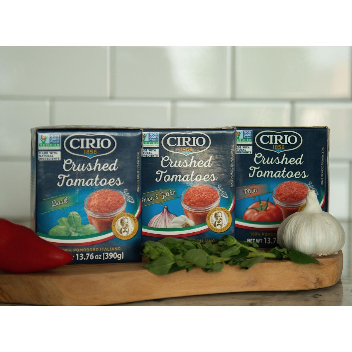 CIRIO  Crushed Tomatoes with Onion and Garlic  Product of Italy 8PACK