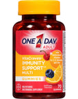 One A Day VitaCraves Immunity Support Multivitamin Gummies*, Supplement with Vitamins A, Vitamin C, Vitamin D, B6, B12, Zinc & more, 70 Count