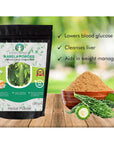 AYURVEDASHREE Bitter Melon Powder 200 Gm I Momordica Charantia/Karela Fruit Powder I Ayurvedic herb I Supports Blood Sugar I Support Liver Function I Herbal Supplement I Supports Skin and Stomach