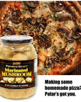 MW Polar Whole Marinated Mushrooms 35 oz glass jar Pack of 2