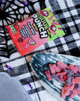 Sour Punch Bites Rad Reds Watermelon Strawberry Cherry  Raspberry Chewy Candy 5oz Bag Pack of 12 Packaging may vary