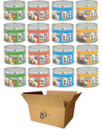 Nissui Canned Mackerel 4 Flavor Variety Pack  Soy Sauce Soybean Paste Brine Oil  652 Oz 185g Each 16Pack 4 Each Flavor