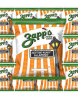 Zapp's Potato Chips, Hotter N Hot Jalapeno, 1oz Bags, (Pack of 10) with Bay Area Marketplace Napkins