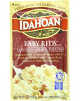 Idahoan Mashed Potatoes Baby Reds 41 Ounce Pack of 10