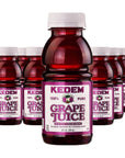 Kedem Concord Grape Juice 8oz Plastic Bottle 24 Pack