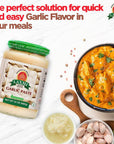 Laxmi Garlic Paste 24oz  Premium quality and pure Garlic Ground  Vegetarian  NonGMO certified  Ethically Sourced