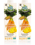 Heavan  Earth 100 Carrot and Pineapple Juice 256 oz 2 pack