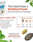 SuperSeedz Dry Roasted Pumpkin Seeds Sea Salt 5 oz 2 Pack