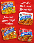 Yakisoba Noodle Variety Pack of 4 flavors  Chicken Korean BBQ Teriyaki Beef Teriyaki Chicken  2 Packs of Each Flavor  Bundle with Ballard Products Chopsticks