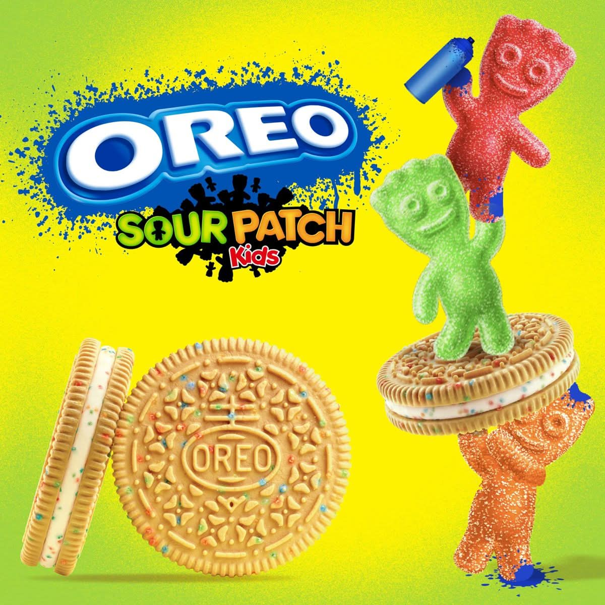 OREO SOUR PATCH KIDS Sandwich Cookies Limited Edition 1068 oz