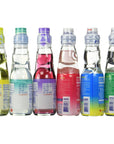 Ramune Japanese Soft Drink Mix Variety 6 Flavors 6 Bottles