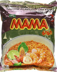 MAMA Noodles Shrimp Tom Yum Instant Noodles with Delicious Thai Flavors Hot  Spicy Noodles wShrimp Tom Yum Soup Base No Trans Fat wFewer Calories Than Deep Fried Noodles 30 Pack