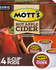 Keurig Motts Hot Apple Cider Keurig Single Serve KCup Pods Flavored K Cups 24 Count