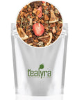 Tealyra  Lovely Lemongrass  Strawberry  Orange  Fruity Herbal Loose Leaf Tea  Hot and Iced Drink  Vitamins and Antioxidants Rich  Caffeine Free  All Natural  112g 4ounce