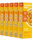 Perfect Keto Macaroni and Cheese GlutenFree Keto Pasta Grainfree Low Carb Pasta Easy and Delicious High Protein Pasta Keto Friendly Pasta Noodle Keto Mac and Cheese 6 Pack Yellow Cheddar