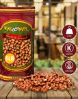 Raw Red skin Peanuts USA Grown Unsalted 5LB Bag Bulk 80oz  We Got Nuts