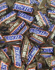 Snickers Fun Sizes Chocolate Caramel Candy Bars  50 Individually Wrapped Candy with Roasted Peanuts Nougat Caramel and Milk Chocolate 2 Pounds