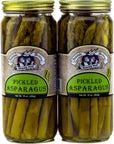 Amish Wedding Foods Pickled Asparagus 16 Ounces Pack of 2