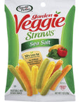 Sensible Portions Garden Veggie Straws, Sea Salt, Snack Size, 1 Oz (Pack of 8)