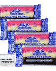 Candy Farm Neapolitan Coconut Candy Slices  4 Bars of Nostalgic Candy of Coconut  Old Fashioned Candy  Bundle with Ballard Products Moist Towelette