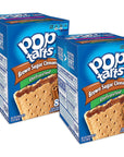 Pop Tarts Toaster Pastries Unfrosted Brown Sugar Cinnamon 8 ea Pack of 2