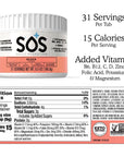 SOS Hydration Electrolyte Powder Drink Mix Supplement | Daily Hydration & Energy | Added Essential Vitamins | Low Sugar | 31 Servings (Guava)