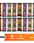 Peaceful Squirrel Variety Kodiak Cakes Chewy Granola Bars 16 Pack Variety of 4 Flavors Whole Grain High Protein NonGMO 16 Bars 123 Ounce