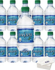 Dasani Purified Water 12oz Bottles Pack of 10 with Bay Area Marketplace Napkins