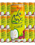 La Croix Apple Cranberry Sparkling Water  12 Oz Cans Flavored Seltzer Drinking Water Beverage Naturally Essenced 12Pack Slim Cans Pomme Baya