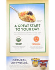 Quaker Instant Oatmeal Organic Regular 98 oz 8Count Boxes Pack of 4