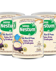 Nestle Nestum Infant Cereal, Oat, Rice & Prune, Made for Infants 6 Months, 9.5 Ounce Canister (Pack of 3)