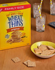 Wheat Thins Original Whole Grain Wheat Crackers Family Size 6  14 oz Boxes