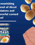 Armour Star Corned Beef Hash Hearty Homestyle Canned Food 12  14 OZ Cans