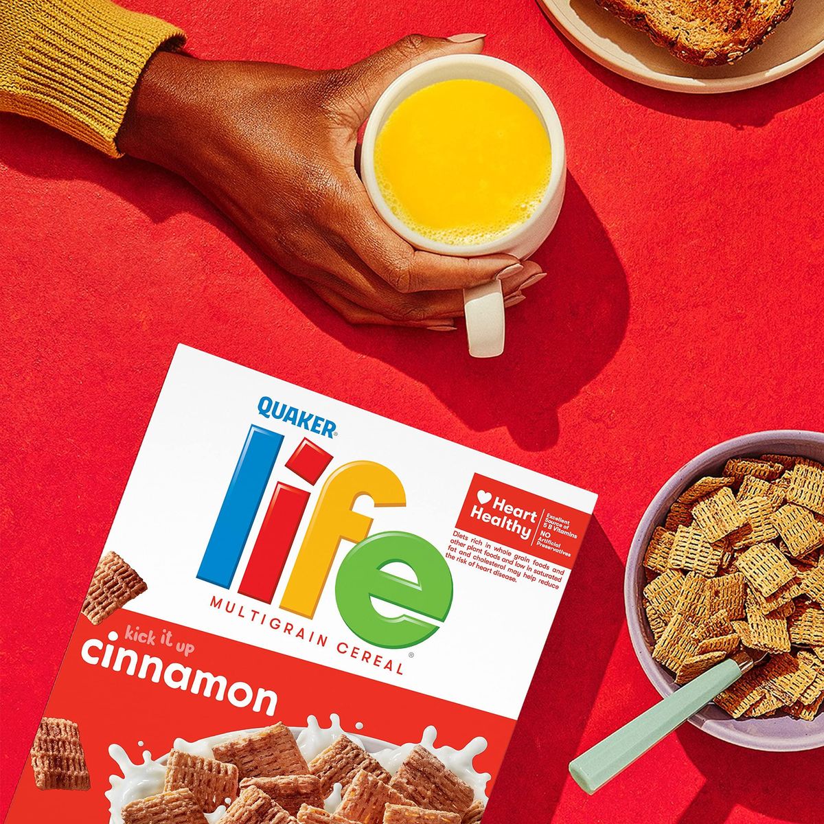 Life Breakfast Cereal, Cinnamon, 13 Ounce (Pack of 3)