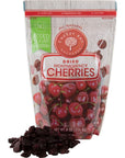 Cherry Bay Orchards  Dried Unsweetened Montmorency Tart Cherries  No Added Sugar  8oz Bag 100 Domestic All Natural Kosher Certified Gluten Free and GMO Free  Packed in a Resealable Pouch