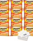 Maruchan Ramen Noodle Chicken Flavor Instant Ramen 3oz 12Pack with Bay Area Marketplace Napkins