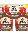 Quaker Instant Oatmeal Express Cup Maple Brown Sugar, 1.69 Ounce (Pack of 4)