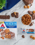 Atkins Snack Bar Chocolate Caramel Pretzel Keto Friendly 5 Count Pack of 6