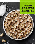 Wonderful Pistachios In Shell, Roasted & Salted Nuts, 16 Ounce Bag - Healthy Snack, Protein Snack, Pantry Staple