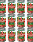 Contadina Tomato Paste with Roasted Garlic 6 oz Pack of 12