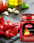 Sera Roasted Delicatessen Red Peppers 24 Oz 2 PACK  Smoky and Sweet Flavor  Add Smoky  Tangy Flavor to Any Dish  Excellent Addition to Sandwiches Salads Wraps and Burgers