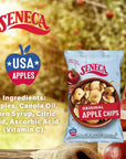 Seneca Original Apple Chips  Made from Fresh 100 Red Delicious Apples  Yakima Valley Orchards  Seasonally Picked  Crisped Apple Perfection  FoilLined Freshness Bag  25 ounce Pack of 12