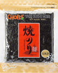 CHOI's 1(Daechun) Roasted Seaweed, Gim, Sushi Nori - (50 full sheets)- Gold Grade- Vegan, Keto, Gluten Free, Full of Fiber, Vitamin, Mineral, High protein, Omega 3's- Product of Korea