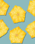 BlueHenry Dehydrated Pineapple SlicesFlowers  3 oz  20 slices  Natural Fruit