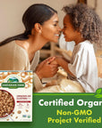 Cascadian Farm Organic Cinnamon Oat Clusters Breakfast Cereal Made With Whole Grain NonGMO 15 oz