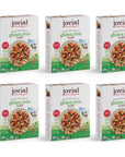 Jovial Whole Grain Brown Rice Fusilli Pasta - Pasta Fusilli, Fusilli Pasta, Whole Grain Pasta, Organic Pasta, Gluten Free, Dairy Free, Brown Rice Pasta, Made in Italy - 12 Oz, 6 Pack