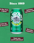 Dr Browns Ginger Ale Soda  A New York Original  24 Cans of Refreshing Kosher Gourmet Soda Pop  Ginger Ale Soda  24 x 12 oz Cans