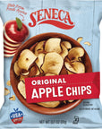 Seneca Original Apple Chips | Made from Fresh 100% Red Delicious Apples | Yakima Valley Orchards | Seasonally Picked | Crisped Apple Perfection | Foil-Lined Freshness Bag | 0.7 ounce (Pack of 24)