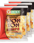 Glicks Wonton Chips 10oz (3 Pack) Crisp & Delicious Wonton Noodles! Great for Stews, Soups, Salad Toppers & Snacking